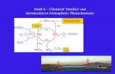 Week 6 –Chemical ‘families’ and introduction to ...toohey/February_18_2014.pdf · introduction to Atmospheric Photochemistry Fine particles. Atmospheric chemists handle complex