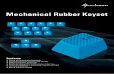 Mechanical Rubber Keyset - Sharkoon · PDF file Mechanical Rubber Keyset Light Blue Keycaps Mechanical Rubber Keyset Yellow Keycaps SHIPMENT BOX Dimensions: 395 x 290 x 235 mm Packing