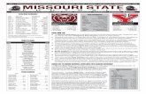 MISSOURI STATE - s3.amazonaws.com · 2016 MSU SCHEDULE Date OpponentTime/ResultTV Sept. 1 Southwestern (Kan.) W, 57-0 ESPN3 Sept. 10 at Murray State W, 28-22 OVC-DN Sept. 24 at Kansas