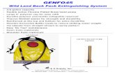 GENFO45 Wild Land Back Pack Extinguishing System · 1 Rubber washer (Swivel) 2 Swivel inlet (Swivel) 3 O-ring (Swivel) 4 Ball 5 Pistol grip (Pistol grip) 6 Ball locator screw (Handle