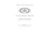 Notary Public Manual - Bethany, Connecticutbethany-ct.com/wp-content/uploads/2016/03/Notary-Public-Manual.pdf · 3.0 Appointment of the Notary Public 3.1 Certificate of Appointment