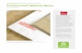 HERMAFIBER MINERAL WOOL - transparencycatalog.com€¦ · Mineral wool is commonly used in curtain wall perimeter fire containment applications because of its fire resistant properties.