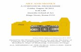 ART AND MONEY - op.ac.nz€¦ · ART AND MONEY . A SYMPOSIUM: PROGRAMME . Friday August 30 2013 . 8.30-5.00 . Dunedin School of Art . Riego Street, Room P152 . Andrew Hurle, Ephemera
