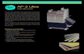 AP-2 Ultra€¦ · • Adjustable pick feeder accommodates various paper stocks • Output stacker maintains job collation without a turn-over device • Tool-free die set changes