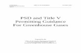 PSD and Title V Permitting Guidance For Greenhouse Gases Bact guidance.pdf · 1 I. Introduction EPA is issuing this guidance document to assist permit writers and permit applicants