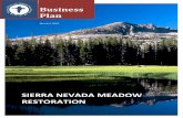 Sierra nevada meadow restoration - National Fish and ... · The Sierra Nevada Meadow Restoration Business Plan was developed and revised in collaboration with the following organizations,