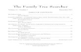 The Family Tree Searchersites.rootsweb.com/~vaggsv/issue29v15n3.pdf · This issue of the Family Tree Searcher takes us way back in time to look at some ancient mysteries. Take, for