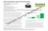 Life Expectancy and Social Security - Horsesmouth · Longevity Project: Surprising Discoveries for Health and Long Life from the Landmark Eight-Decade Study has discovered that the