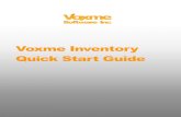 Voxme Inventory Quick Start Guidevoxme.com/downloads/VoxmeInventoryQuickStartiPad.pdf · 2014-07-10 · Voxme Inventory Quick Start Guide . Voxme Solutions Overview. Copyright ©