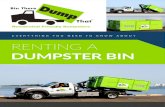 EvErything ou y nEEd to Know About Renting A · dumpster rental. A project that necessitates a rental dumpster is probably a big one…it could be stressful trying to execute everything