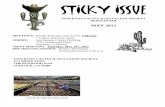 STOCKTON CACTUS & SUCCULENT SOCIETY NEWSLETTER · PRIVATE COLLECTION OF CACTUS & SUCCULENTS FOR SALE: All sizes in clay, glazed, or plastic pots, including a large golden barrel cactus