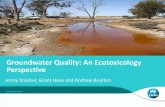 Groundwater Quality: An Ecotoxicology Perspective...2018/11/27  · Groundwater Quality: An Ecotoxicology Perspective Jenny Stauber, Grant Hose and Andrew Boulton Bizarre new species