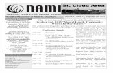 St. Cloud AreaThe Official Newsletter of NAMI-St. Cloud Area Volume 8 : Issue 3 Aug-Sept-Oct 2015 This conference is designed to provide a broad overview of new and innovative mental