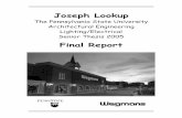 Joseph Lookup - Pennsylvania State University · Final Report . WEGMANS FAIRFAX 11620 Monument Drive Fairfax, Virginia 22030 GENERAL PROJECT DATA PROJECT TEAM • 3 story Building