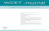 WCET Journal Journal 2019.pdf · The journal globally supports specialist nurses in ostomy, wound and continence care, as well as medical and allied health professionals and researchers,