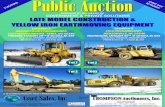 GOVERNMENT & PRIVATE SOLUTIONS LATE MODEL … · CATERPILLAR Model 420D Wheel Tractor Loader Backhoe with 4 Wheel Drive, 3,750hrs, PIN:CAT0420DLFDP25058, sn:FDP2058, mfg.2005 KOMATSU