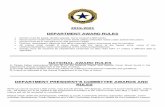 DEPARTMENT PRESIDENT’S COMMITTEE AWARDS AND RULES · DEPARTMENT AMERICANISM AWARDS DEPARTMENT PRESIDENT’S AWARD: To the Unit that submits the best overall Americanism Program.