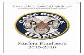 Student Handbook 2015-2016 - San Juan Unified …...religion, age, sexual orientation, sexual preference, ancestry, ethnic group identification, gender, physical or mental disability,