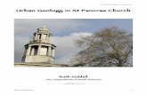 Urban Geology in St Pancras Churchucfbrxs/Homepage/walks/St... · Urban&Geology&in&London&No.&5& ©RuthSiddall&2013& 1" Urban Geology in St Pancras Church Ruth Siddall UCL Department