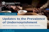Updates to the Prevalence of Undernourishment2009-11 2010-12 2011-13 2012-14 2013-15 2014-16 2015-17 2016-18 DEC 2917 2949 2979 3010 3049 3071 3089 3093 CV 0,32 0,32 0,32 0,32 0,32