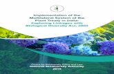 Dr. Prabha S. Nairnbaindia.org/cebpol/pub/planttreaty.pdf · Dr. Prabha S. Nair, Consultant Biodiversity Law Citation CEBPOL, NBA, 2019. Implementation of the Multilateral System