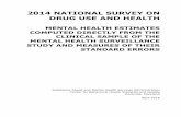 2014 NATIONAL SURVEY ON DRUG USE AND HEALTH€¦ · (2016). 2014 National Survey on Drug Use and Health: Mental health estimates computed directly from the clinical sample of the