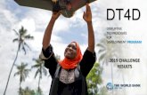 DT4D - World Bank Sourcing Challenge call through WBG platform 2. Connecting WBG staff links operations