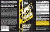LIPO-6 BLACK INTENSE Ultra Concentrate takes fat …...Dietary Supplement 60 Black-Caps ® LIPO-6 BLACK INTENSE Ultra Concentrate takes fat burning to the absolute extreme. Its effects