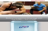 Build a Competitive Advantage with The PURELL SOLUTION · The PURELL SOLUTION™ for Athletic Facilities – Proven to Reduce Germs by 95% 1 PURELL® Brand HEALTHY SOAP® with CLEAN