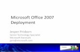 Microsoft Office 2007 Deploymentdownload.microsoft.com/.../office2007deployment.pdf · with a coinciding operating system deployment. This can be performed using imaging technology