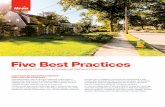 Five Best Practices - Itron · 2020-06-05 · Five Best Practices for Engaging Customers in Residential Demand Response ... beneﬁ cial as a recruitment effort is aided by positive
