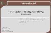 Forest vector of development of DPW Photomod · 3. Forest management tablets 4. Plans of forest stands for districts ADDITIONAL SET OF OUTPUT DOCUMENTS 1. Forest inventory GIS-database