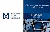 IR Update November 2016 - Bucharest Stock Exchangebvb.ro/info/2017.05 - IR Update - May 2017 en.pdf · SIF Muntenia –4.32% * value traded ÷average market cap ** no. of shares traded