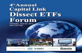 4th Capital Link Dissect ETFs Forum · 31/3/2017  · commercial and investment bankers, risk advisors, private equity and venture capital firms, high-net worth investors, and financial