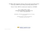 WaMu Mortgage Pass-Through Certificates Series 2007-OA3 ... · Series 2007-OA3 Marketing Materials One-Year MTA Indexed Option ARMS $ [1,080,940,100] (Approximate, Subject to +/-