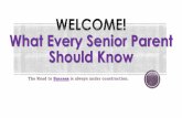 What Every Senior Parent Should Knowstaff.katyisd.org/sites/MRHScounselors/PublishingImages... · 2018-09-28 · Honor/High Honor and Top Ten Graduates Calculation for Graduation