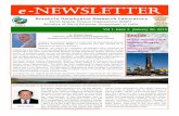 Newsletter-BGRL 6p re14.139.119.10/bgrl/newsletters/jan-2015.pdf · activity within ~50 km of the Koyna Dam. There‐ fore, the Koyna RTS site is an excellent natural laboratory to