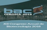 XII Congreso Anual de Biotecnología 2018€¦ · myco-mige: optimization of a new powerful tool for mycobac-terial genome engineering ..... 82 inhibition of hif-1a/bnip3 axis and