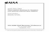 AIAA2001-2994majdalani.eng.auburn.edu/publications/pdf/2001... · AIAA2001-2994 Three Laminar Solutions for Chambers with Arbitrary Sidewall Mass Addition Joseph Majdalani Marquette