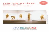 Oscar MuñOz - Galerie nationale du Jeu de Paume · Oscar Muñoz began his career in the 1970s in Cali in a period when a whirlwind of cultural and cross-disciplinary activity saw