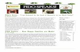 FIDO SPEAKSFido’s Forever Families– The Chocolicious Duo! By Glenna & Brian Snezek Volume 3, Issue 1 Page 3 Fido’s Facts– A Guide to Grooming; Care of West Park Animal Hospital