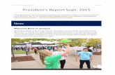 Thompson Rivers University President's Report September 2015 · 2017-08-08 · TRU President's Report September 2015 Web Version President's Report Sept. 2015 I am pleased to share