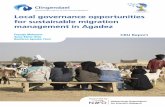 Local governance opportunities for sustainable migration management … · 2017-11-23 · Local governance opportunities for sustainable migration management in Agadez and interview