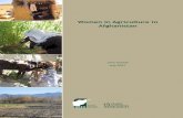 omen Win Agriculture in Afghanistan · Afghanistan Research and Evaluation Unit Women in Agriculture in Afghanistan 2017 i About the Author Dr Lena Ganesh is an anthropologist researching
