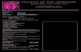 CHURCH OF THE ASCENSIONascensionparishelmhurst.org/wp-content/uploads/2019/10/... · 2019-10-23 · CHURCH OF THE ASCENSION ELMHURST, NEW YORK 11373 Rev.JovitoB.Carongay,Jr.-Pastor