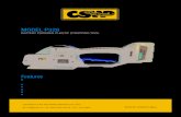 MODEL P328 - cswp.org CSWP blue.pdf · MODEL P328 BATTERY POWERED PLASTIC STRAPPING TOOL Features Q To be used with Polyester (PET) and Polypropylene (PP) plain and embossed strapping;
