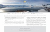 Why Seabourn’s Antarctica & Patagonia? · 2020-05-03 · Why Seabourn’s Antarctica & Patagonia? Against a backdrop of sweeping landscapes and abundant wildlife, we’ll explore