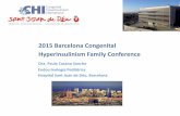 2015 Barcelona Congenital Hyperinsulinism Family Conference · Mutation spectra of ABCC8 gene in Spanish patients with Hyperinsulinism of Infancy (HI). Fernández-Marmiesse A1, Salas