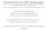 Introduction to HOT languages - Stefano Zacchirolizack/teaching/0607/labsomfosset/ocaml_hot.pdf · – “for any types a and b (which can be the same or different types), this function