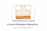 A Harsh Bhargava Enterprise Based... · Tool Kit for Competency based HRM in Indian Civil Services 2014 . Team Workout ... HRM in Government Author: Harsh Bhargava Created Date: 11/30/2015